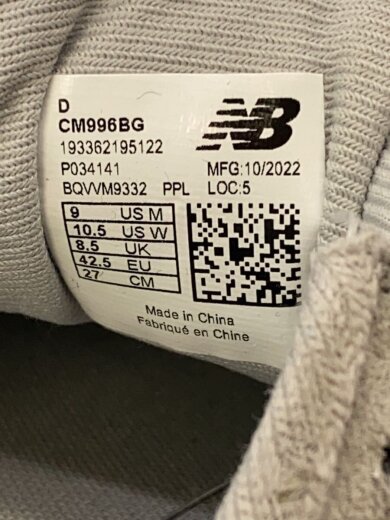 商品画像：CM996//グレー/27cm/GRY 5