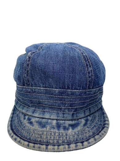 商品画像：キャップ/--/デニム/IDG/無地/メンズ 1