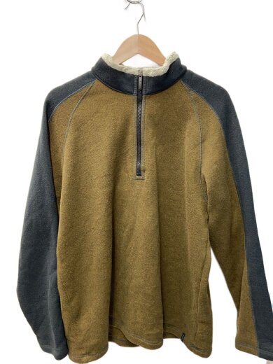 商品画像：フリースジャケット/XL/ポリエステル/KHK/無地 1
