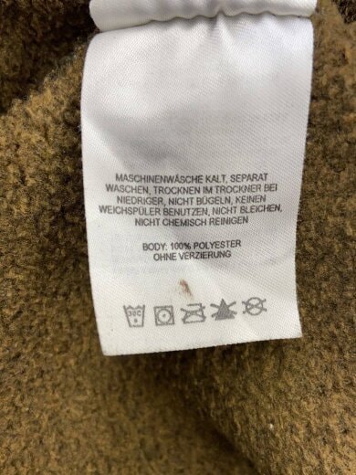 商品画像：フリースジャケット/XL/ポリエステル/KHK/無地 5