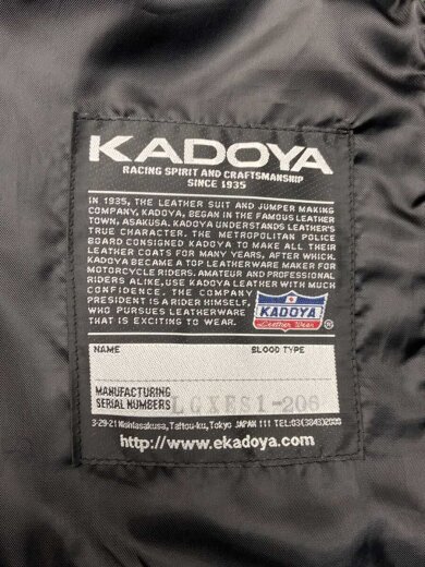 商品画像：レザージャケット・ブルゾン/M/牛革/BLK/無地/LGXES1-206 4