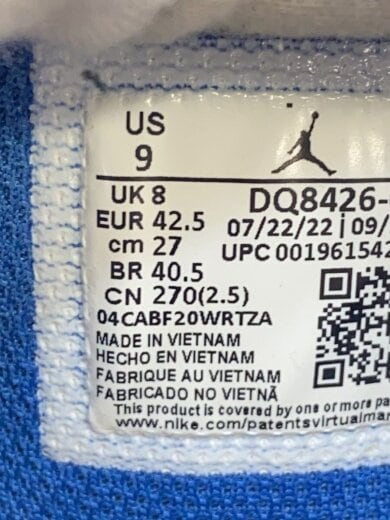 商品画像：AIR JORDAN 1 MID_エアジョーダン 1 ミッド/27cm/BLU 5