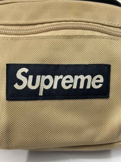 商品画像：18SS/テープロゴウエストバッグ/ナイロン/BEG/無地 5