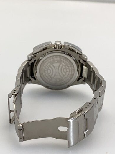 商品画像：クォーツ腕時計/アナログ/ステンレス/BLK/SLV/TBM544 4