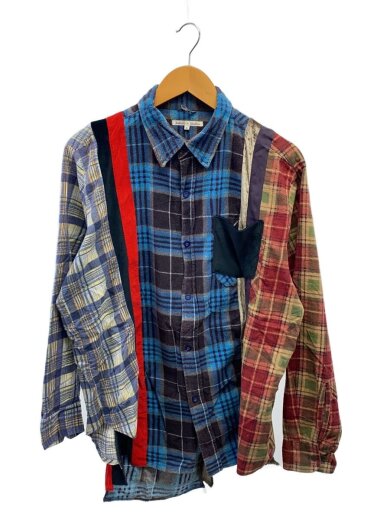 商品画像：再構築/長袖シャツ/L/コットン/マルチカラー/チェック 1