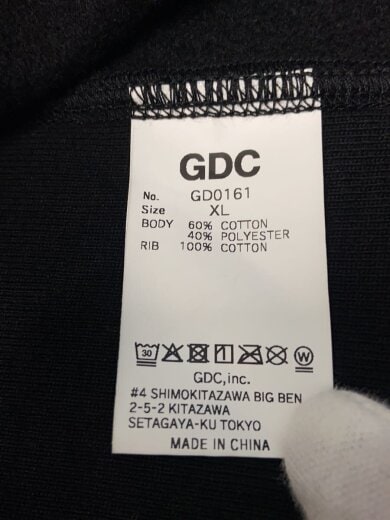 商品画像：TRICO SWEAT/スウェット/XL/コットン/BLK/無地/GD0161 4
