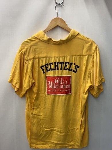 商品画像：50s-60s/ボーリングシャツ/半袖シャツ/--/レーヨン/YLW 2