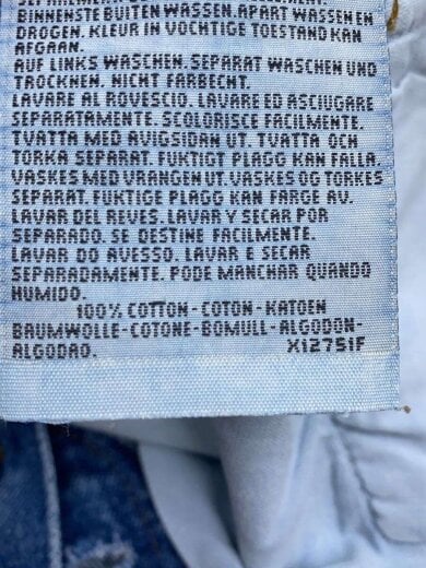 商品画像：501/ボタン裏520/ボトム/30/デニム/IDG/無地/44373-3 6