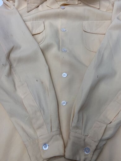 商品画像：50s/DESMONDS/長袖シャツ/M/レーヨン/YLW 8