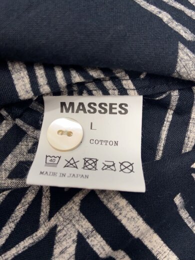 商品画像：長袖シャツ/L/コットン/BLK/総柄 4