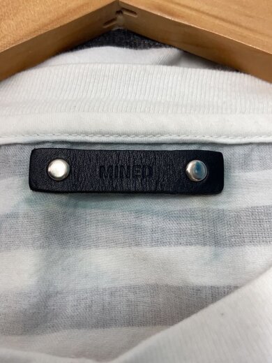 商品画像：Tシャツ/3/コットン/WHT/ボーダー/2006-4001-07-032 3