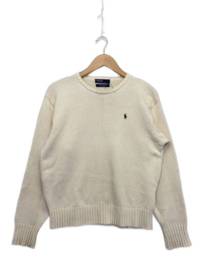 商品画像：90S/ニット・セーター(厚手)/L/コットン/WHT// 1