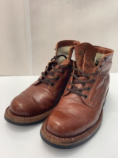 商品画像：レースアップブーツ/US8/BRW/レザー 2