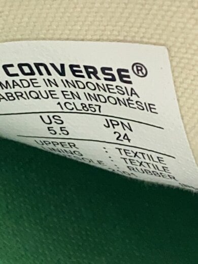 商品画像：ローカットスニーカー/24cm/BLK/1CL857/JACK PURCELL CANVAS 5