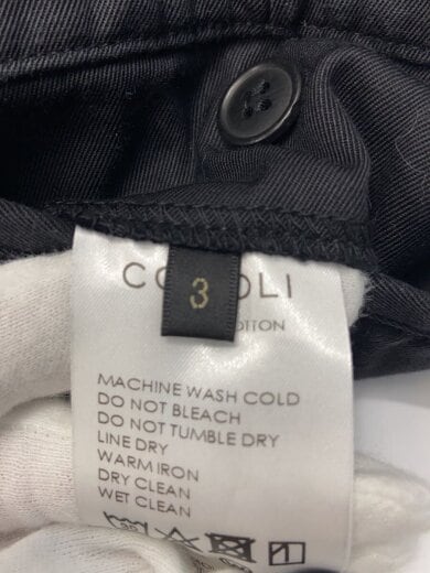 商品画像：23SS/3/コットン/BLK/無地/X01-03014// 5