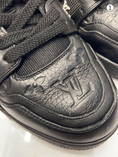 商品画像：ローカットスニーカー/UK6.5/BLK/レザー/1AARET 8