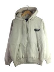 Skunks PizzaZip Hoodie/ジップパーカー/L/コットン/BEG/IB21AW-15