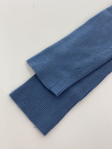 商品画像：カーディガン(薄手)/FREE/--/BLU/FWNT245091/ラッフルチュールニットカーディガン 5