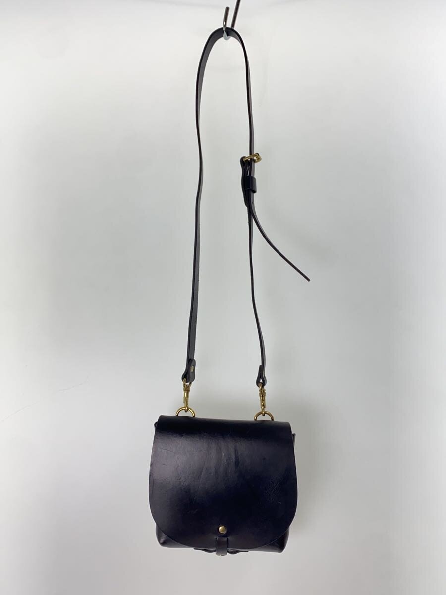 HERZ / ショルダーバッグ/レザー/BLK