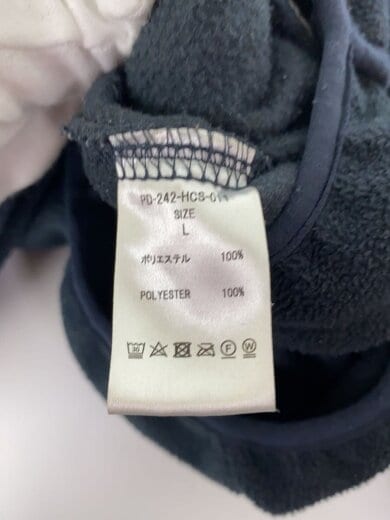商品画像：フリースジャケット/L/ポリエステル/BLK/PD-242-HCS-011 4