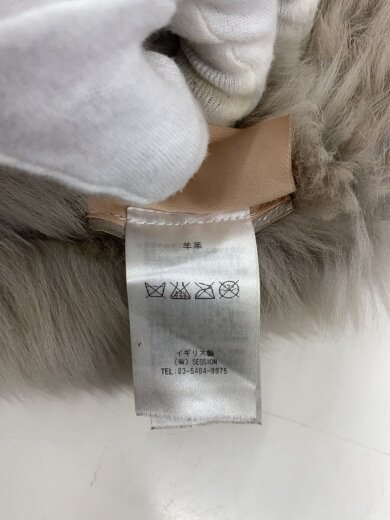 商品画像：マフラー/羊革/GRY/レディース 3