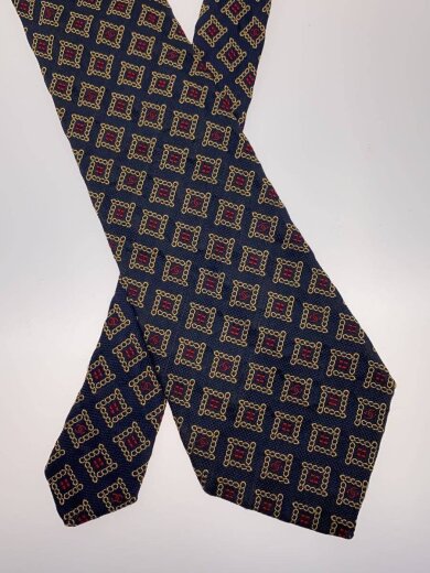 商品画像：ネクタイ/シルク/BLK/総柄/メンズ 2