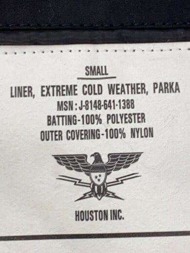 商品画像：ミリタリージャケット/S/コットン/BLK/51127 5