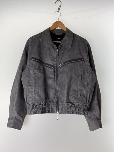 商品画像：ブルゾン/S/フェイクレザー/GRY/HA030500AD 1