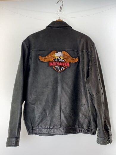 商品画像：レザージャケット・ブルゾン/XL/レザー/BLK 2