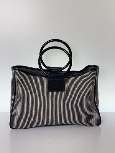 商品画像：トートバッグ/--/BLK/ストライプ 3