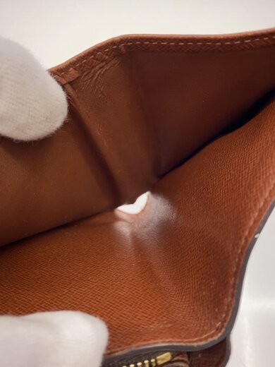 商品画像：コンパクト・ジップ_モノグラム・キャンバス/PVC/BRW/レディース 6