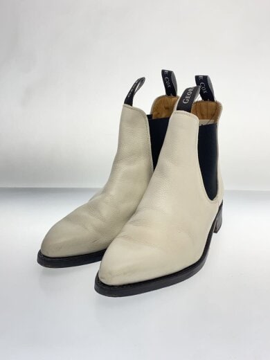 商品画像：サイドゴアブーツ/UK7.5/WHT/レザー/3880 2