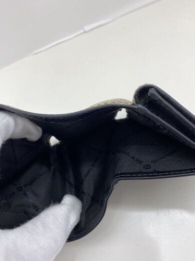 商品画像：2つ折り財布/レザー/BEG/総柄/レディース/LI-2206 6