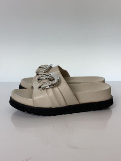 商品画像：サンダル/--/WHT/レザー 1