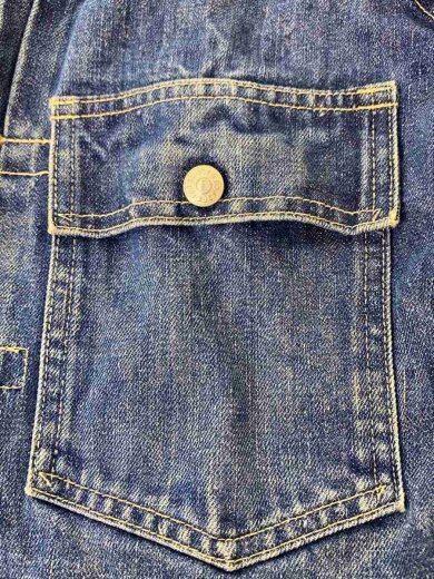 商品画像：50s/VT/デニムジャケット/実寸40位/スナップ/背タグ欠損/1st/デニム/インディゴ// 6