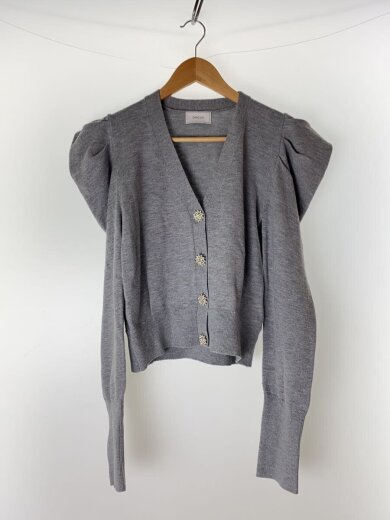 商品画像：ORGUE/カーディガン(薄手)/FREE/ナイロン/GRY/無地/2510-ORG-KOT0043 1