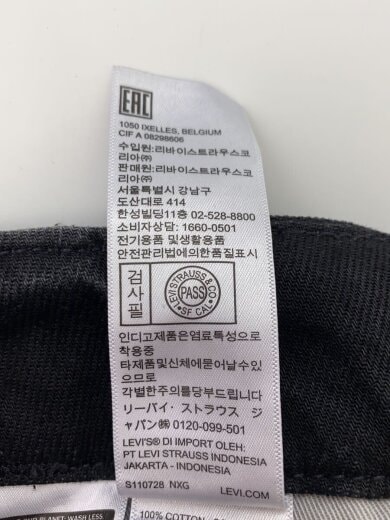 商品画像：ストレートパンツ/30/デニム/BLK/PC9-0057O-0003// 7