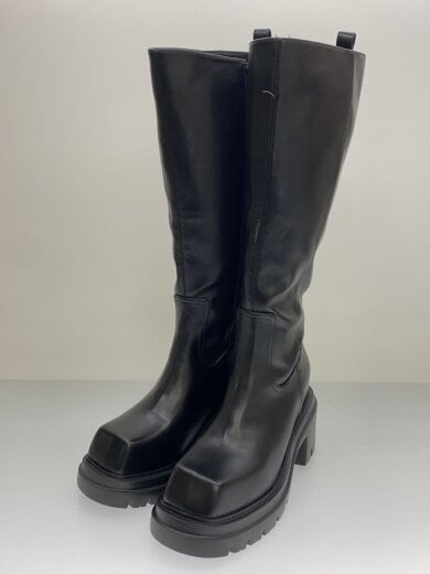 商品画像：ロングブーツ/L/BLK/フェイクレザー/030JSZ55-3921// 2