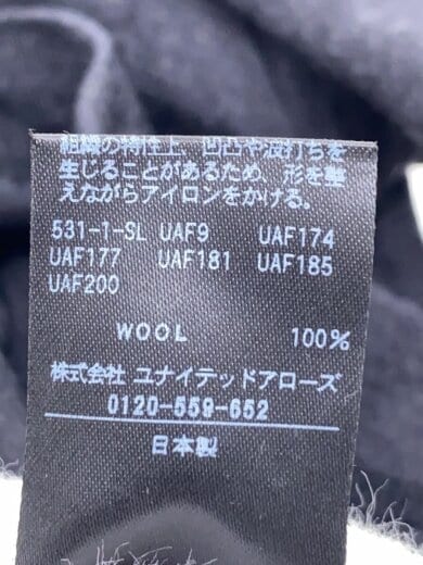 商品画像：ニット・セーター(薄手)/M/ウール/BLK/1212-2-000004// 5