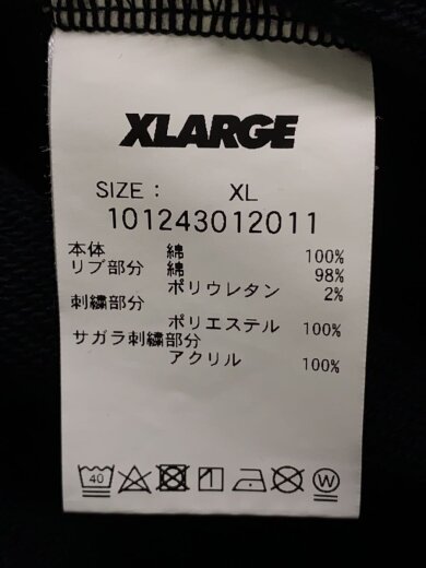 商品画像：パーカー/XL/コットン/BLK/101243012011// 4