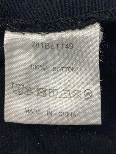商品画像：Tシャツ/M/コットン/BLK/261BOTT49// 4