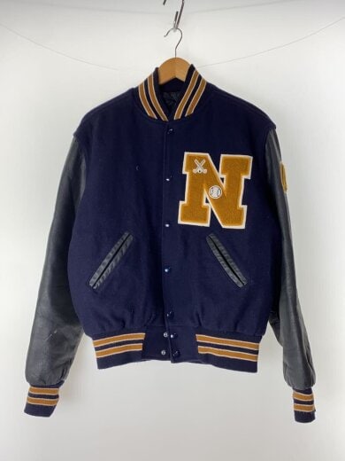 商品画像：Natale/推定80s/スタジャン/S/--/NVY/※毛玉あり 1