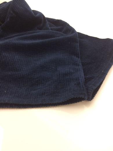 画像：SUNSEA17aw Velvet Corduroy Straight Pants/17A56/ボトム/2/コーデュロイ/NVY3