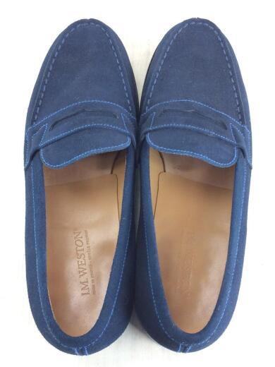 画像：J.M.WESTON4D/シグネチャーローファー/ローファー/UK5/NVY/スウェード4