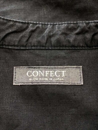 画像：nest robe CONFECT長袖シャツ/5/リネン/BLK/02225-00353