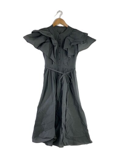 商品画像：ノースリーブワンピース/1/ナイロン/KHK/無地/41366600 1