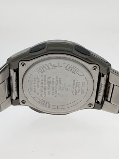 画像：CASIOソーラー/アナログ/ステンレス/SLV/SLV/WVA-M600//3