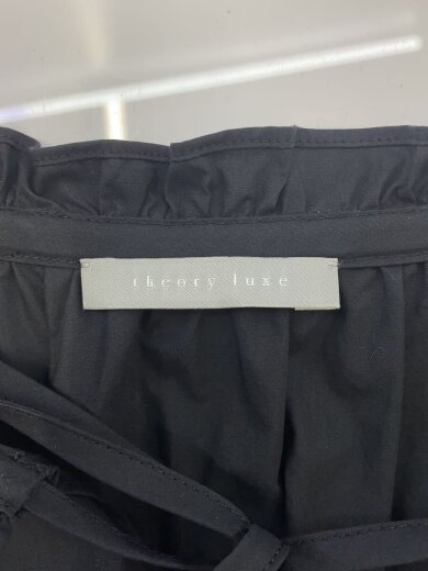 商品画像：半袖ブラウス/38/コットン/BLK/無地/03-4108219// 3