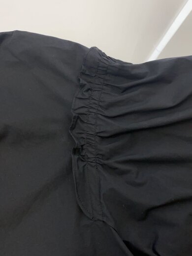 商品画像：半袖ブラウス/38/コットン/BLK/無地/03-4108219// 7