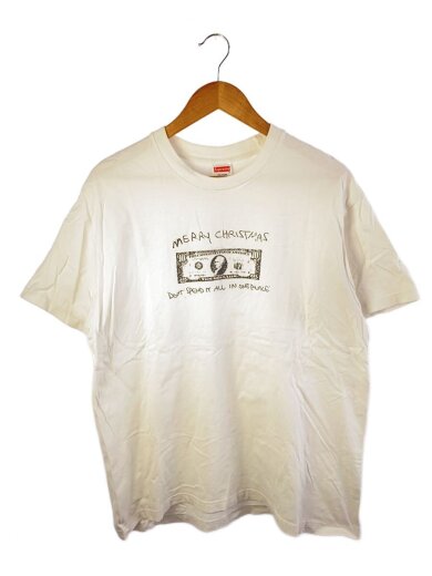 商品画像：Tシャツ/L/コットン/WHT/無地 1